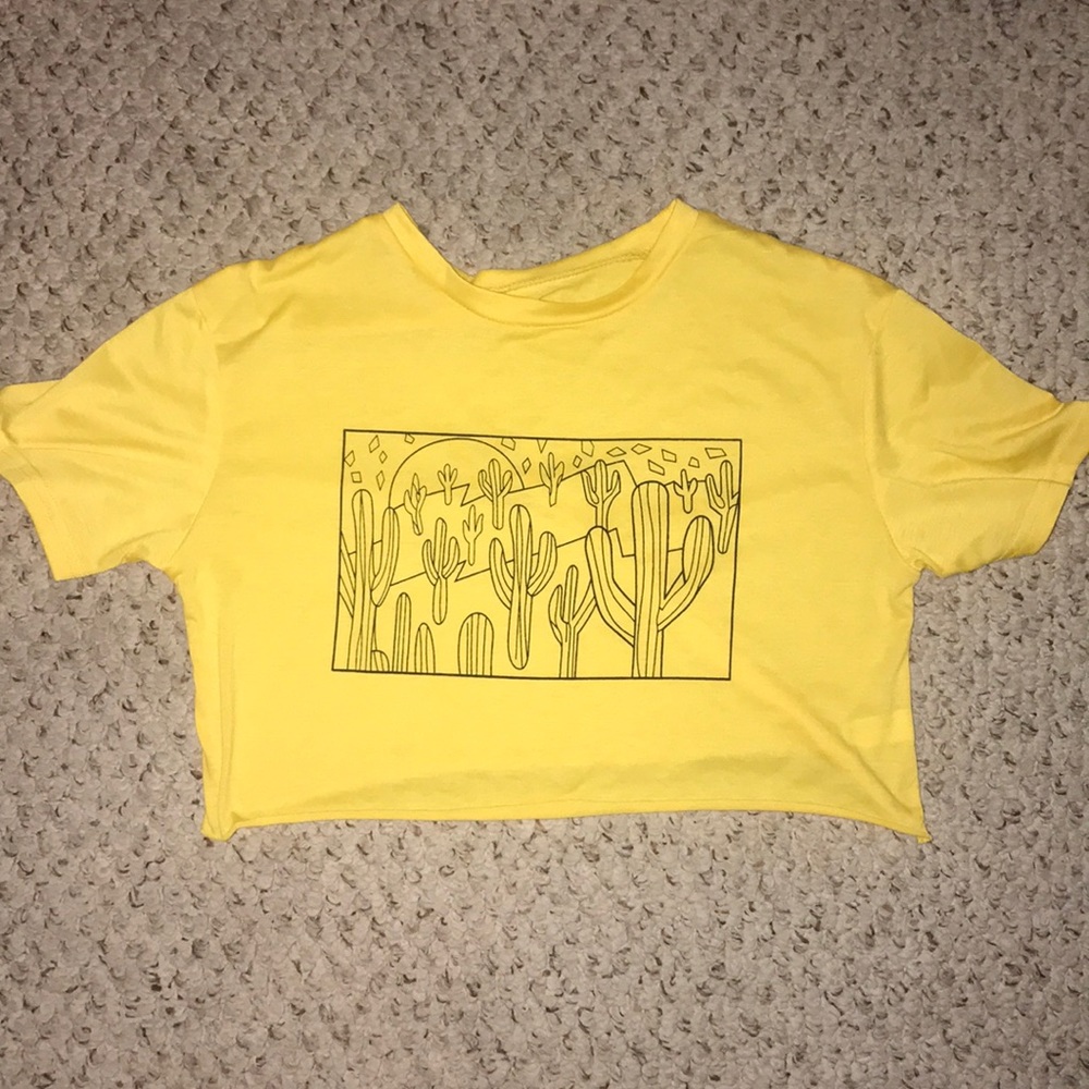 Cactus crop top